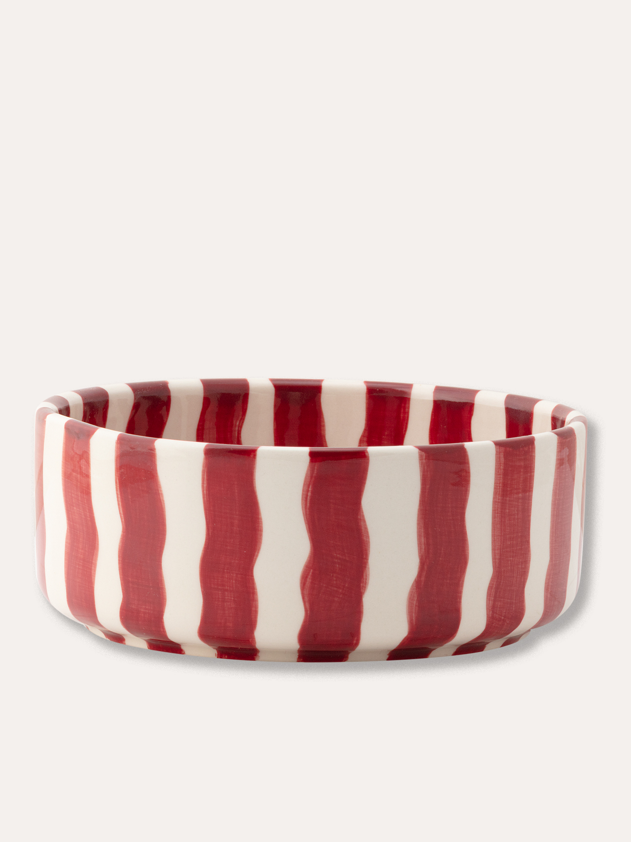 Schale Stripes - tramonto red