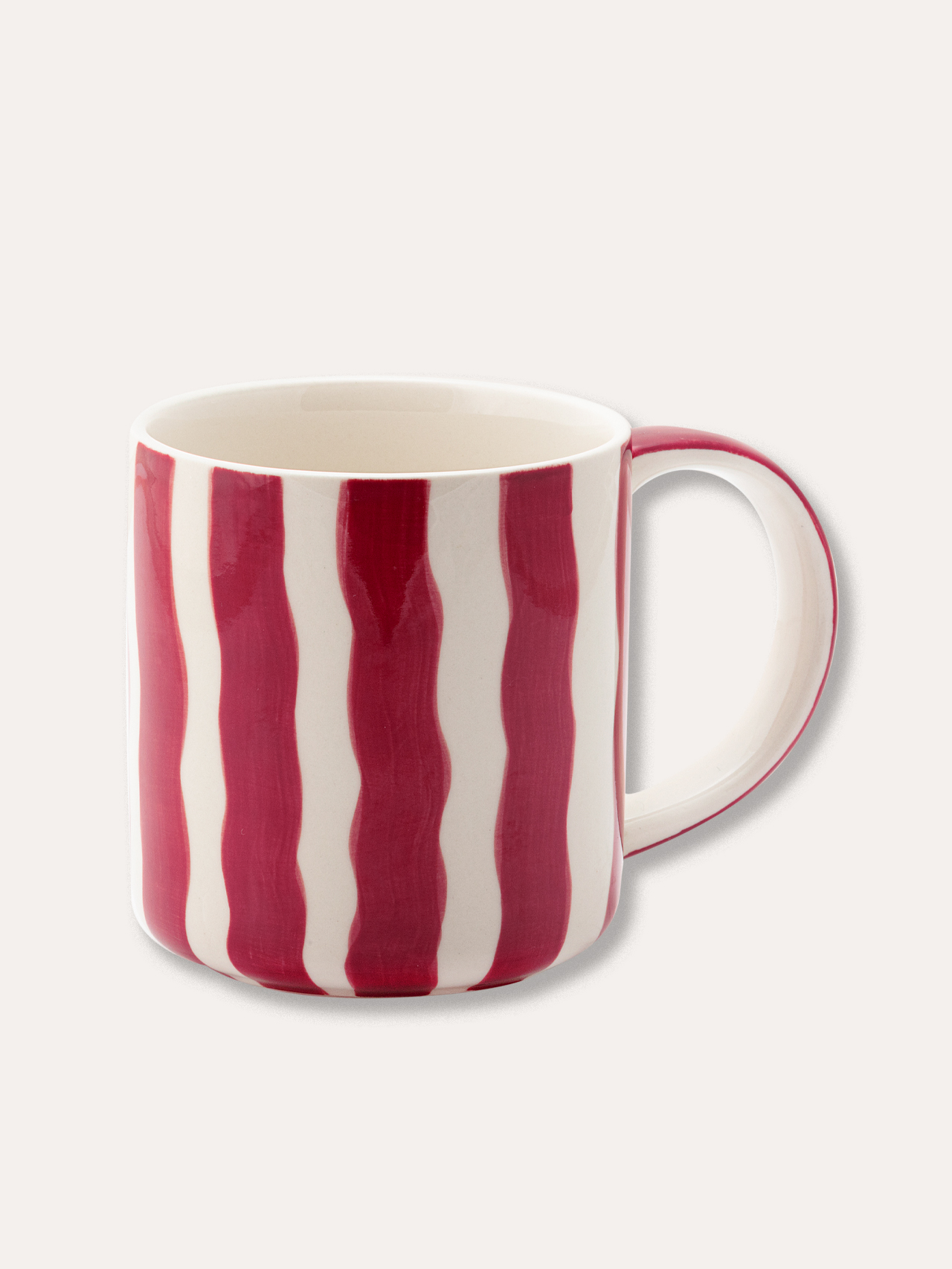 Becher Stripes - tramonto red